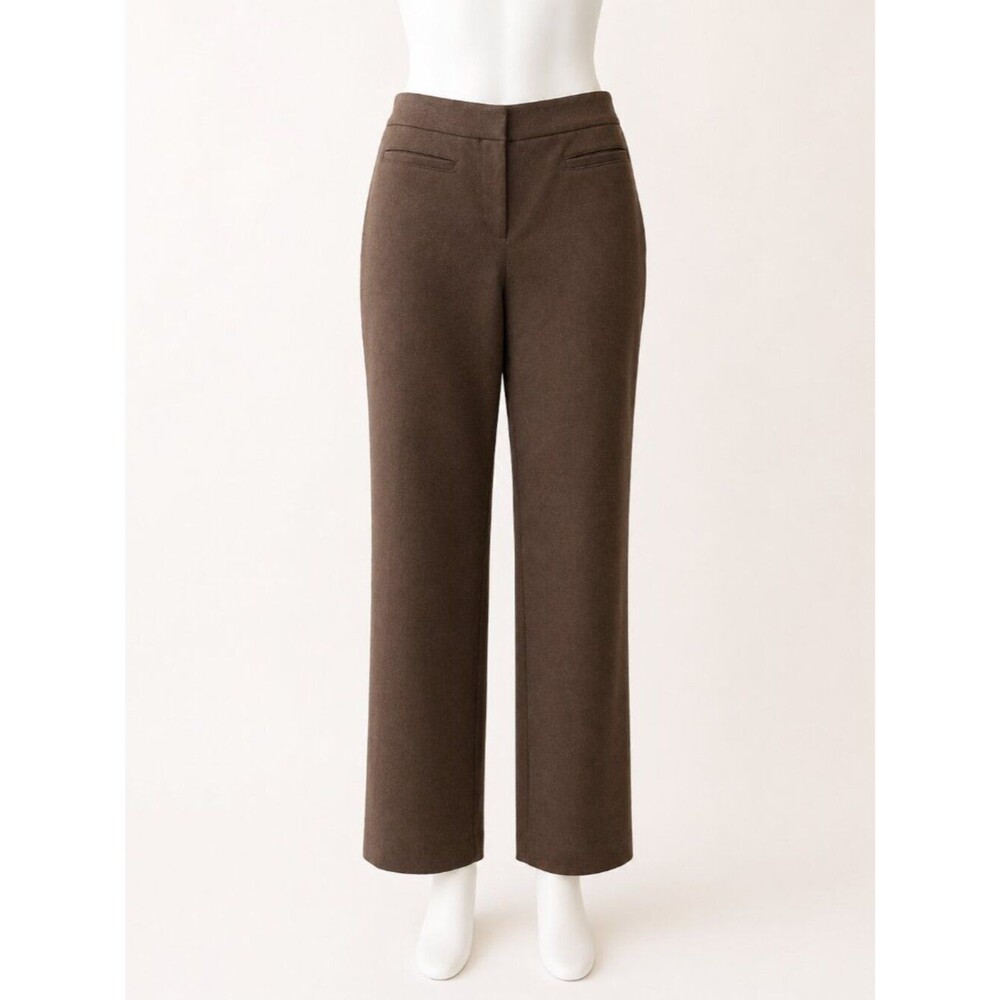 Liz Claiborne "Audra" Pants Size 4P Brown EUC